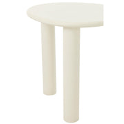 Bijzettafel Wit Pvc S 43 cm 43x51x50 cm-Bijzettafels-J-Line