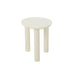 Bijzettafel Wit Pvc S 43 cm-Bijzettafels-J-Line