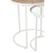 Bijzettafel Wit ijzer 50 cm 50x50x56 cm-Bijzettafels-J-Line