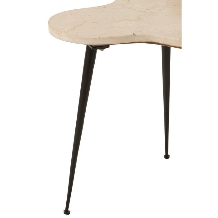 Bijzettafel Wit ijzer 61 cm 61x61x55 cm-Bijzettafels-J-Line