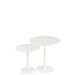 Bijzettafel Wit ijzer Rond 50 cm 50x50x40 cm-Bijzettafels-J-Line