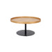 Bijzettafel Yuri Oak L Eikenfineer Naturel Ø70x35 cm-Bijzettafels-Creating Home