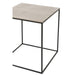 Bijzettafel Zilver Aluminium Vierkant 50 cm 50.5x50.5x55 cm-Bijzettafels-J-Line
