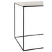 Bijzettafel Zilver Aluminium Vierkant 50 cm-Bijzettafels-J-Line