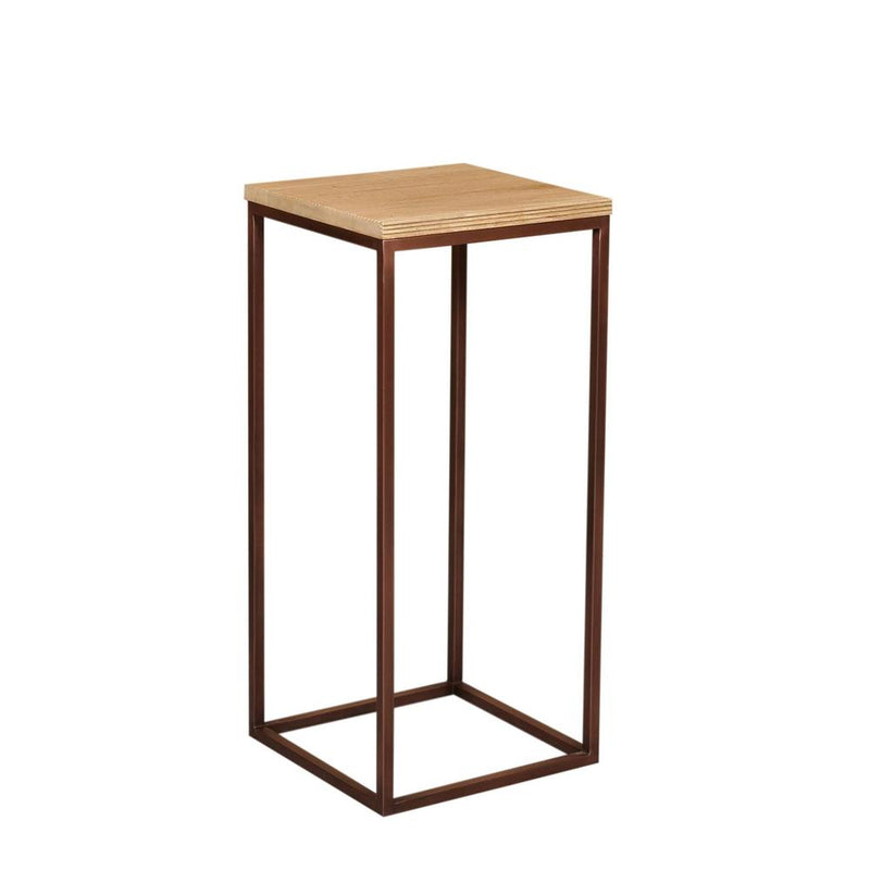 Bijzettafel Zoah Mangohout Bruin 40 cm-Bijzettafels-PTMD