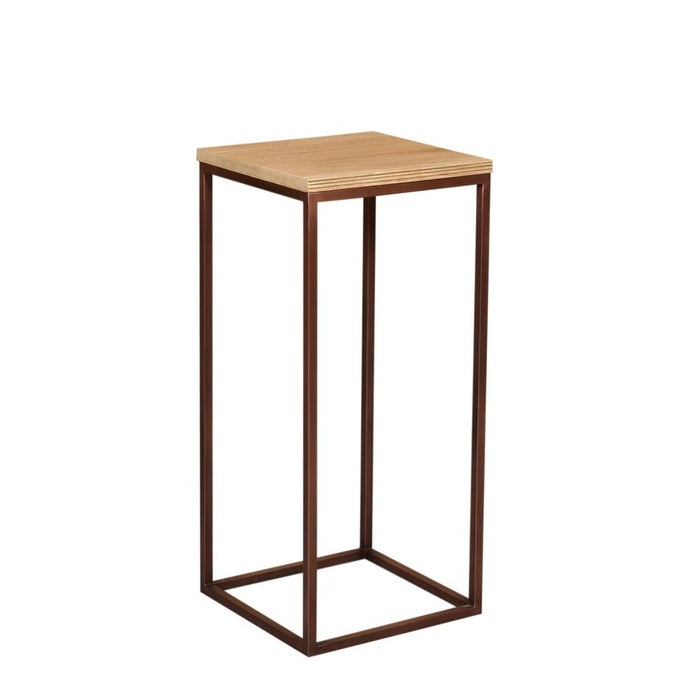 Bijzettafel Zoah Mangohout Bruin 40 cm-Bijzettafels-PTMD