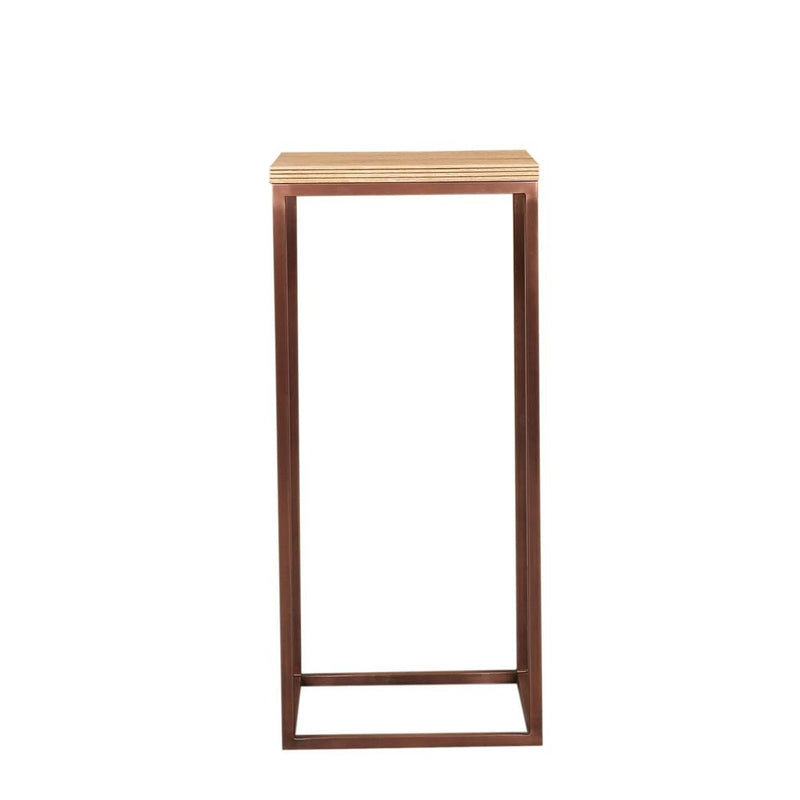 Bijzettafel Zoah Mangohout Bruin 40 cm-Bijzettafels-PTMD