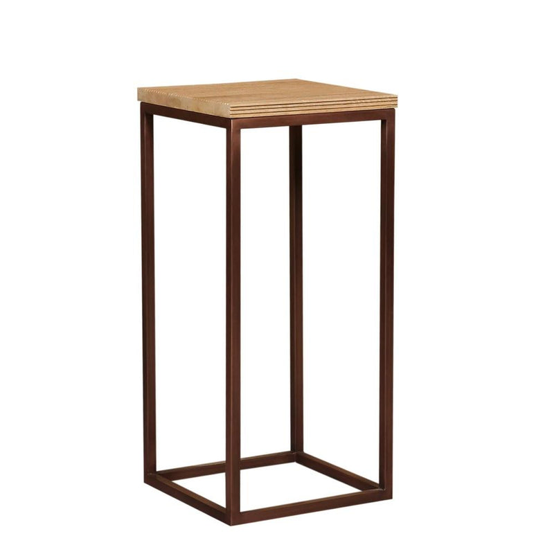 Bijzettafel Zoah Mangohout Bruin 40 cm-Bijzettafels-PTMD