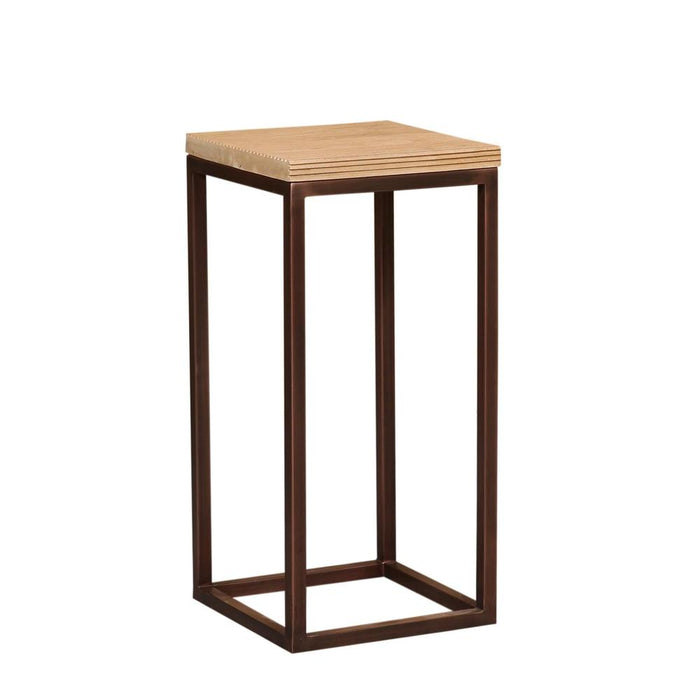 Bijzettafel Zoah Mangohout Bruin 40 cm-Bijzettafels-PTMD