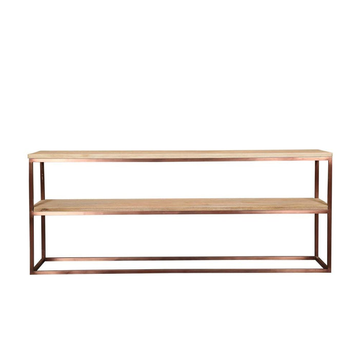 Bijzettafel Zoah Mangohout Bruin 45x200 cm-Bijzettafels-PTMD