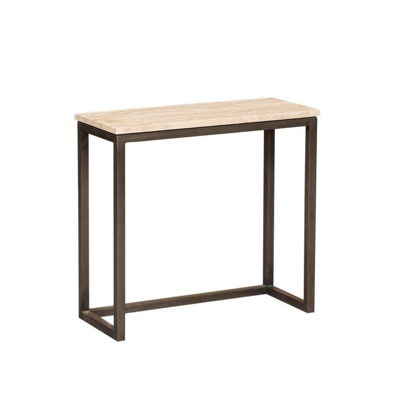 Bijzettafel Zoah Zwart 29x70 cm-Bijzettafels-PTMD
