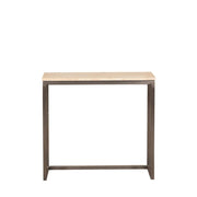 Bijzettafel Zoah Zwart 29x70 cm-Bijzettafels-PTMD