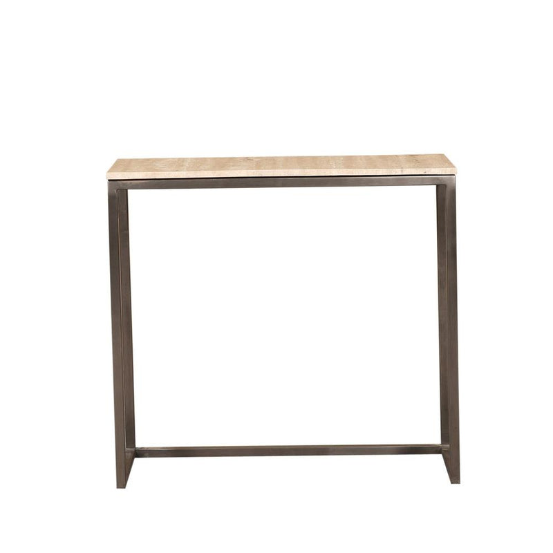 Bijzettafel Zoah Zwart 29x70 cm-Bijzettafels-PTMD