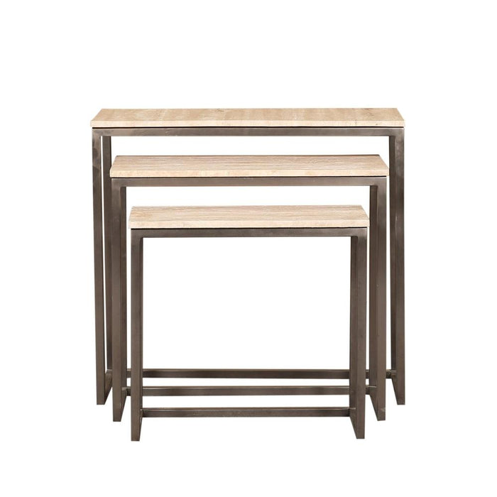 Bijzettafel Zoah Zwart 29x70 cm-PTMD