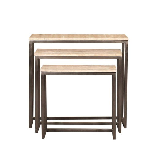 Bijzettafel Zoah Zwart 29x70 cm-PTMD