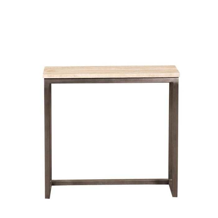 Bijzettafel Zoah Zwart 29x70 cm-PTMD