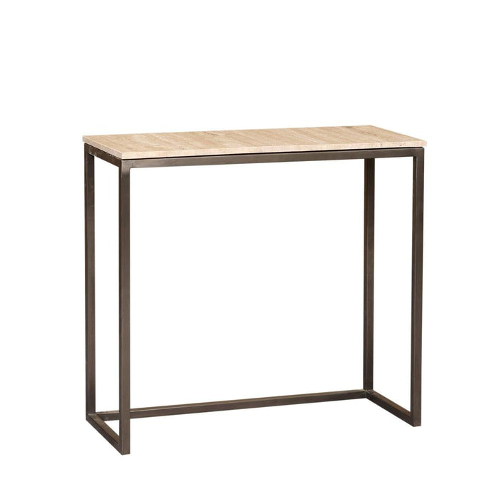 Bijzettafel Zoah Zwart 29x70 cm-PTMD
