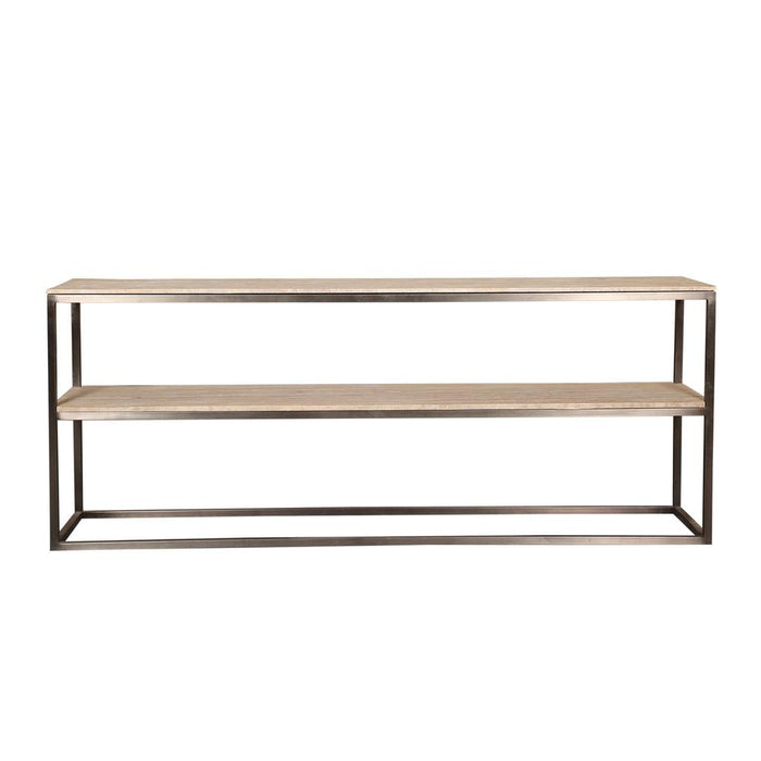 Bijzettafel Zoah Zwart 45x200 cm-PTMD