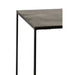 Bijzettafel Zwart Aluminium Vierkant 40 cm 40x40x120.5 cm-Bijzettafels-J-Line