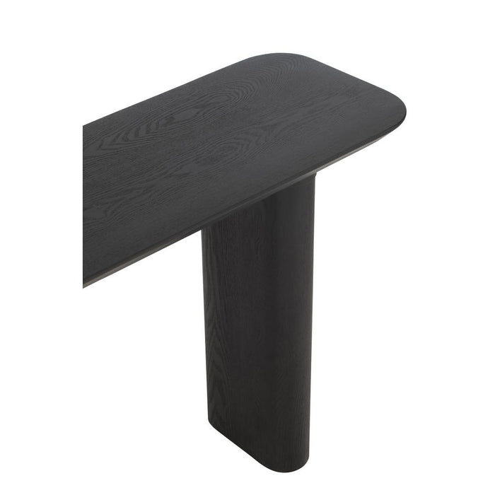 Bijzettafel Zwart Fir hout L 38x120 cm-Bijzettafels-J-Line