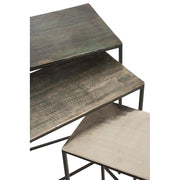 Bijzettafel Zwart Ijzer Rechthoekig 29x53 cm-Bijzettafels-J-Line