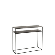 Bijzettafel Zwart Ijzer Rechthoekig 35x105 cm-Bijzettafels-J-Line