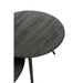 Bijzettafel Zwart Ijzer Rond 30 cm-Bijzettafels-J-Line