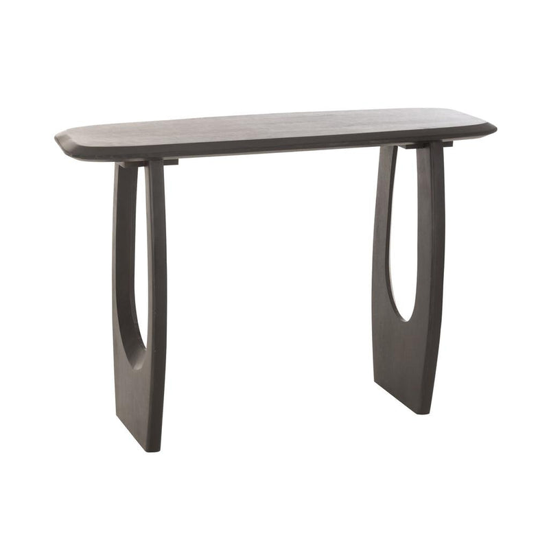 Bijzettafel Zwart Mangohout hout 30x120 cm-Bijzettafels-J-Line