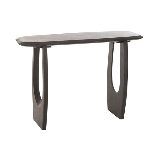 Bijzettafel Zwart Mangohout hout 30x120 cm-Bijzettafels-J-Line