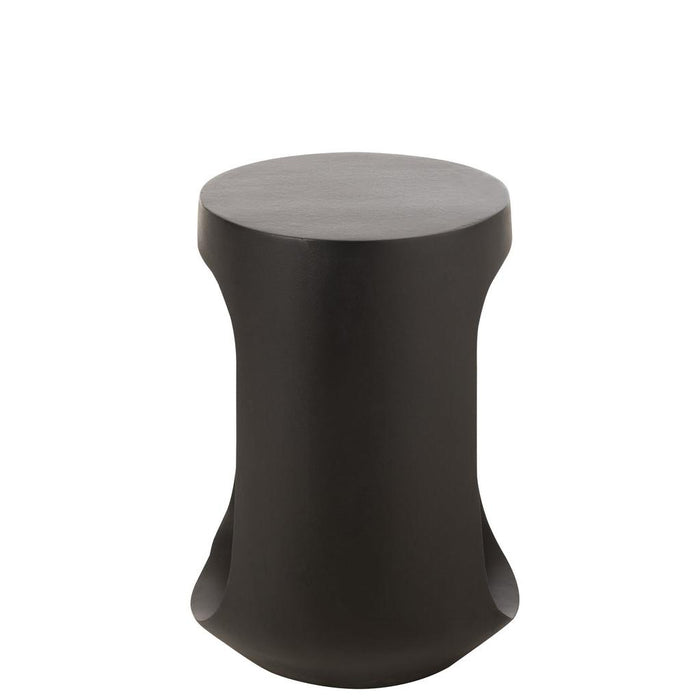Bijzettafel Zwart Mangohout hout 35 cm 35x35x46 cm-Bijzettafels-J-Line