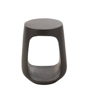 Bijzettafel Zwart Mangohout hout 35 cm 35x35x46 cm-Bijzettafels-J-Line