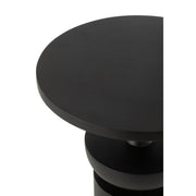 Bijzettafel Zwart Mangohout hout 48 cm 48x48x46 cm-Bijzettafels-J-Line