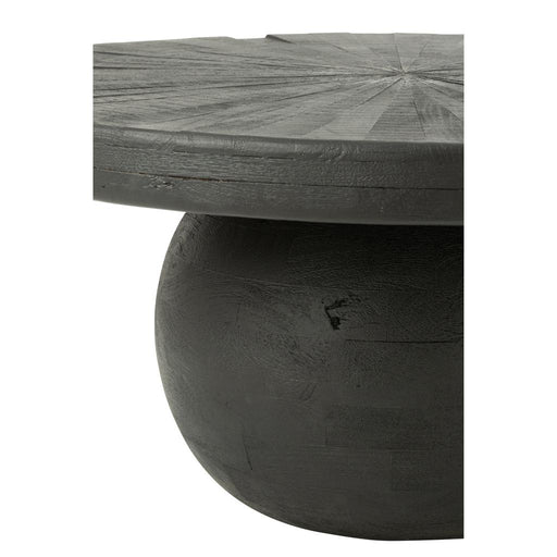 Bijzettafel Zwart Mangohout hout 80 cm 80x80x39.5 cm-Bijzettafels-J-Line