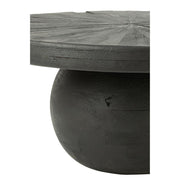 Bijzettafel Zwart Mangohout hout 80 cm 80x80x39.5 cm-Bijzettafels-J-Line