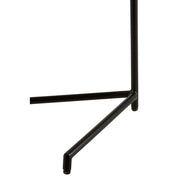 Bijzettafel Zwart Mangohout hout Rond 42 cm 42x39x64 cm-Bijzettafels-J-Line