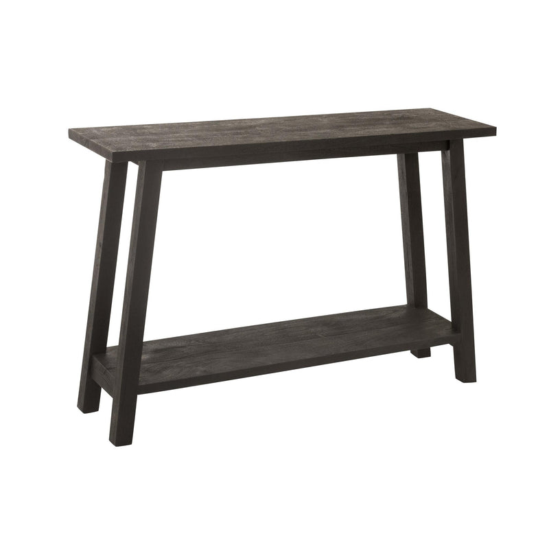 Bijzettafel Zwart Mangohout hout Vierkant 35x120 cm-Bijzettafels-J-Line