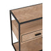 Bijzettafel Zwart Mdf 30x50 cm-Bijzettafels-J-Line