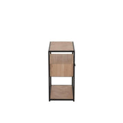 Bijzettafel Zwart Mdf 30x50 cm-Bijzettafels-J-Line