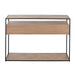 Bijzettafel Zwart Mdf 40x120 cm-Bijzettafels-J-Line