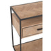 Bijzettafel Zwart Mdf 40x120 cm-Bijzettafels-J-Line