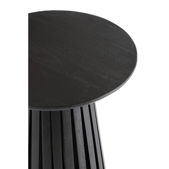 Bijzettafel Zwart Mdf S 40 cm 40x40x52 cm-Bijzettafels-J-Line