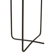 Bijzettafel Zwart Metaal 35 cm 35x35x50.5 cm-Bijzettafels-J-Line