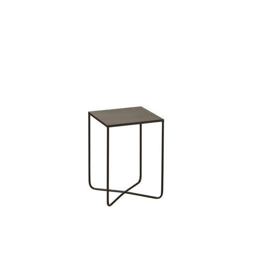 Bijzettafel Zwart Metaal 35 cm 35x35x50.5 cm-Bijzettafels-J-Line
