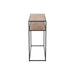 Bijzettafel Zwart Metaal 35x100 cm-Bijzettafels-J-Line