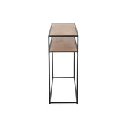 Bijzettafel Zwart Metaal 35x100 cm-Bijzettafels-J-Line