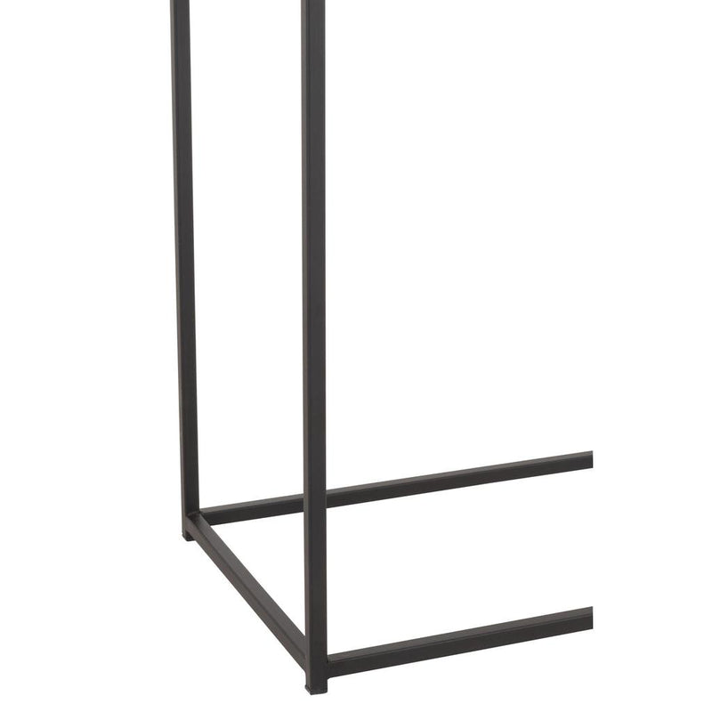 Bijzettafel Zwart Metaal 35x100 cm-Bijzettafels-J-Line