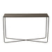 Bijzettafel Zwart Metaal Rechthoekig 35x120 cm-Bijzettafels-J-Line