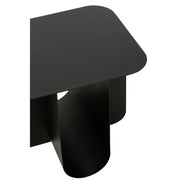 Bijzettafel Zwart Metaal Vierkant 40 cm 40x43.6x39 cm-Bijzettafels-J-Line