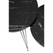 Bijzettafel Zwart Particle board 34 cm 34x34x56 cm-Bijzettafels-J-Line