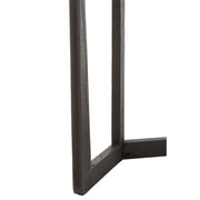 Bijzettafel Zwart Teakhout 40x140 cm-Bijzettafels-J-Line